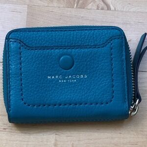 Marc Jacobs Teal Leather Wallet